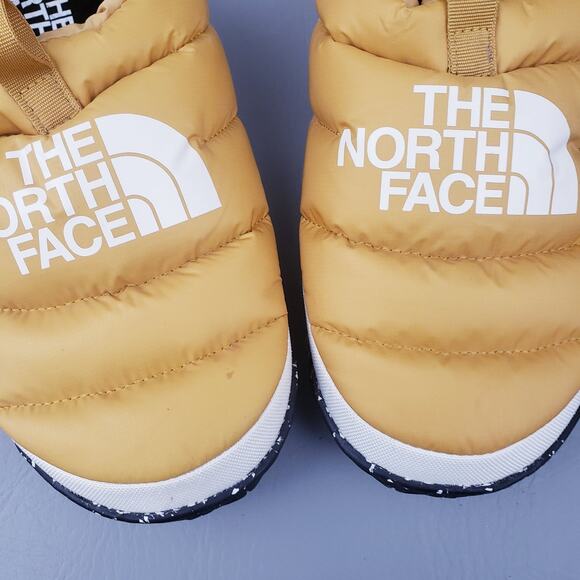 The North Face Women Nuptse mule 550 down feather Yellow Size 7 - Picture 7 of 12